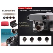 Resim Profisher Dji Mavic Pro Kamera Için Kızaklı Optik Lens 4 Lü Filtre Set Nd4 / Nd8 / Nd16 / Nd32 