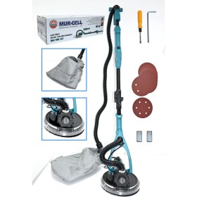 Resim MJ-700C-13FT Mavi Elektrikli Duvar Taşlama Makinesi Alçıpan Duvar Zımpara 