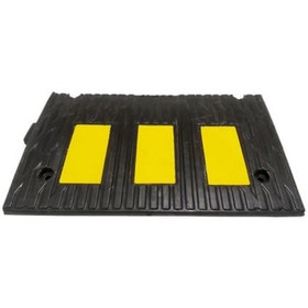 Resim Hayat Trafik Kauçuk Rampa, Otopark Rampası, Kaldırım Rampası 50 x 30 x 4,5 cm 
