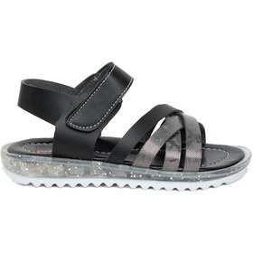 Resim Minican ŞA F K 011 Filet Kız Çocuk Düz Sandalet Siyah 