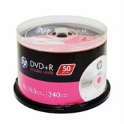 Resim HP DVD+R DL 8.5GB Printable 50 Cakebox 