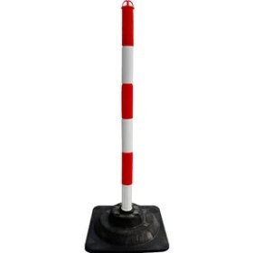 Resim İleri Trafik Kauçuk ağırlıklı Uyarı Dikmesi 90 x 4 cm 