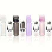 Resim 2 adet Saç Boyama Aracı Seti 6.09oz Saç Yağı Uygulama Şişesi ve 1ml Seyreltme Saç Büyütme Katı Saç Tarak Salonu Saç Tasarım Araçları 