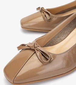 Resim Valmenti Kadın Hakiki Deri Camel Topuklu Ayakkabı VLM3340 - 36 