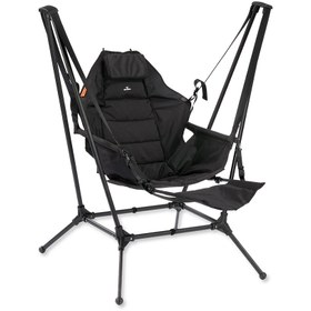 Resim Escamp Queen Swing Chair Kamp Sandalyesi Siyah 