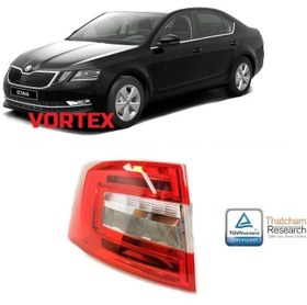 Resim Skoda Octavia Stop Lambası Sağ (Ledli) Baz Model 2017 Sonrası Uyumlu 