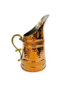 Resim El Yapımı Bakır Viking Sürahi 