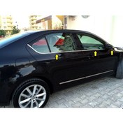 Resim Skoda Octavia A7 Krom Cam Çıtası 6 Parça 2015 Sonrası 