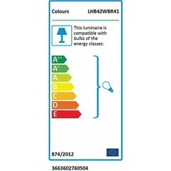 Resim Blyss Colours Lari Tavan Vantilatörü Beyaz Kanat 
