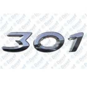 Resim Erl Peugeot P301 Arka Bağaj Kapak Yazısı 2012 Ve Üstü Pejo 301 