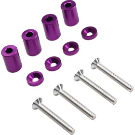 Resim Tüm Turbo Motor Motor Takas Mor Için Alaşım Hood Havalandırma Spacer Yükseltici Kitleri 