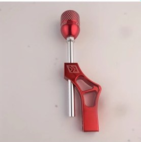 Resim Xuweiwei Revive Your Driving Experience Universal Aluminum Mesh Gear Shift Knob Extended Lever Kit Kırmızı Mavi Siyah Altın Mor 