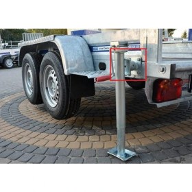 Resim Knott Römork Krikolu Köşe Destek Ayağı 900KG ve Bağlantı Aparatı 