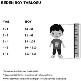 Resim Erkek Çocuk Bisiklet Yaka Yarım Patlı Havlu Kumaş 2'li Takım 001 