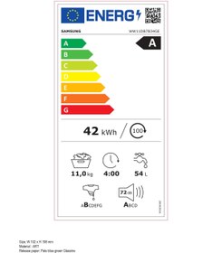 Resim Samsung WW11DB7B34GEAH 11 KG Çamaşır Makinesi 