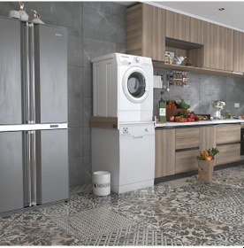 Resim Kenzlife Çamaşır&bulaşık Makinesi Dolabı Olenka Crd 015 70 60 Banyo Aparatı Arkalıksız Beyaz 