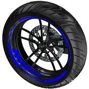 Resim deeb Motogp Jant Şeridi Reklektif Mavi 
