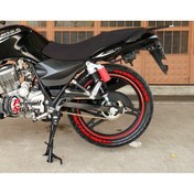 Resim Performance Stickers Michelin Motorsiklet Lastik Sticker Lastik Yazısı Kırmızı Lastik Stiker 8adet 15-21inç Arası Uyumlu 