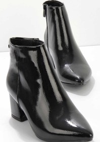 Resim Bambi Siyah Kirisik Rugan Kadın Bot & Bootie K02956610508 