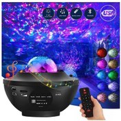 Resim Metabagua De Beers Renkli Yıldızlı Prctor Galaksi Gece Lambası Çocuk Bluetooth Usb Müzik Çalar Yıldız Gece Lambası Romantik Prctor Gece Lambası Hediyesi 1kv8ck Bej 