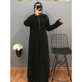Resim Ncl Kadın Tül Detaylı Ferace 
