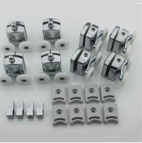 Resim Spech Power 8'li Duşa Kabin Tekerleği Cam Kabin Tekeri Rulman Metal Gövdeli Çapı 24 cm 
