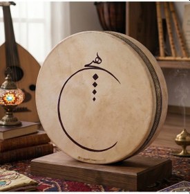 Resim Tasarımlı Hiç Hat Yazılı Bendir Kılıf Hediyeli 