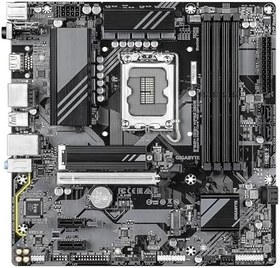Resim GIGABYTE B760M DS3H WIFI LGA1700 DDR5 7600MHz(OC) PCIe 5.0 M.2 NVMe WiFi 6E Gigabit LAN mATX Anakart 