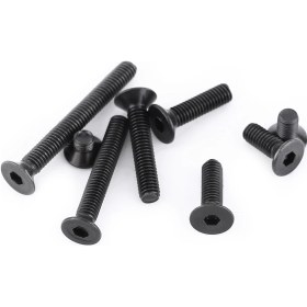 Resim Tenfowee 200 Adet M3 4-25mm 10.9 Dereceli Yüksek Dayanıklı Düz Kafa İç Çemberli Somun Seti - Ev, Ofis Ve Makine Tesisatları İçin Fırçılama Parçası 