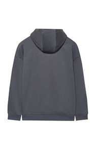 Resim Skechers M Essential Full Zip Hood GRI Erkek Fermuarlı Sweatshirt 