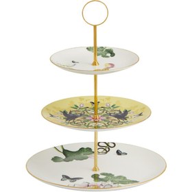 Resim Wonderlust Waterlily 3 Katlı Pasta Standı 