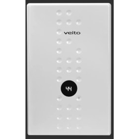 Resim Veito Flow E7 7500 Watt Beyaz Şofben 7 lt/dk Su Isıtma Kapasitesi Merkezi Sistem Uyumlu 