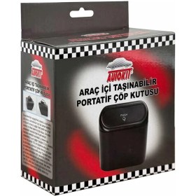 Resim Autokit Araç Içi Taşınabilir Portatif Çöp Kutusu FA1-892 