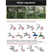 Resim Besthome1 Yüksek Basınçlı Metal Araba Yıkama Tabancası, 4 Modlu Püskürtme, Dayanıklı Bakır Nozul, Ev Ve Bahçe Kullanımı 1 Set 1 Set 