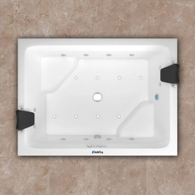 Resim Dragon | Jakuzi | Oturmalı - 120x190 / Kırmızı / 2 Kişilik 