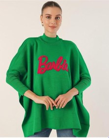 Resim Spor Peluş Barbie Kazak Yeşil 