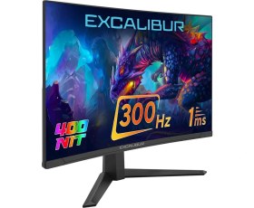 Resim Paxteks Casper 27" Excalibur E27FVC-E 300Hz 1ms 400NIT Fast Va Curved HDR10 Oyuncu Monitörü 