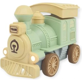 Resim Oyuncak Tren Işıklı Sesli Bas Gitsin 14CM - Yeşil - 8068A 
