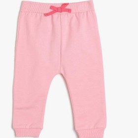 Resim Kız Bebek Beli Bağlamalı Eşofman Altı 