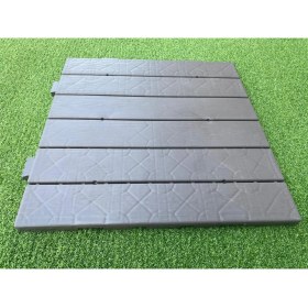 Resim Plastik Deck – Ahşap Görünümlü Zemin Kaplama Karosu (50X50 Cm) (4ADET) 