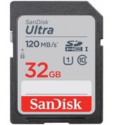 Resim Sandisk 32GB SD Ultra 120MB/s SDXC Hafıza Kartı SDSDUN4-032G-GN6IN ADINIZA FATURALI // GARANTİLİ // AYNI GÜN KARGO