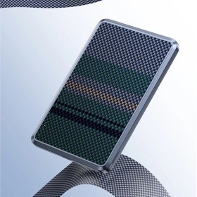 Resim Benks MP16 Armorgo M-Safe Özellikli Aurora Serisi Aramid Fiber Powerbank 15W 10000MAH Siyah-Yeşil 