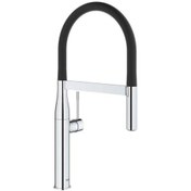 Resim Grohe Eviye Bataryası Spiralli 2 Fonk Essence Krom\u002FSiyah-30294000 