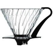 Resim Hario V60 02 Dripper Siyah Cam 