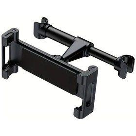 Resim Dashanshop Klasik Siyah Oto Koltuğu Tablet Tutucu 4.7-12.9 İnç Uzun Yolculuklar İçin Ayarlanabilir 