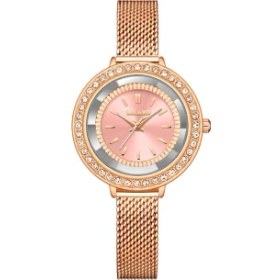 Resim Hanyang M Pembe Yeni Kadın Küçük Deri Saatler Bayanlar Casual Kuvars Bilezik Izle Kadınlar Için Metal Örgü Elbise Bilek Saatler Relogio Feminino (Yurt Dışından) 