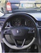Resim Uyumlu Seat Toledo Çift Renk Deri Direksiyon Kılıfı 