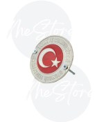 Resim mes store Metal Türkiye Otomobil Federasyonu Döküm Vidalı Panjur Arması 