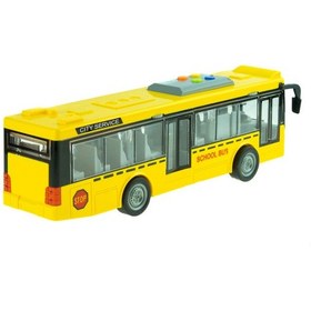 Resim Oyuncak Okul Otobüsü Işıklı Sesli Sürtmeli 27 Cm 