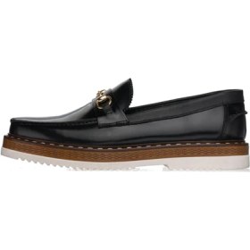 Resim Costo Shoes SNM1910 Siyah Açma Deri Eva Rahat Hafif Taban Giydirimi Rahat Geniş Kalıp Özel Seri El Işçiliği 